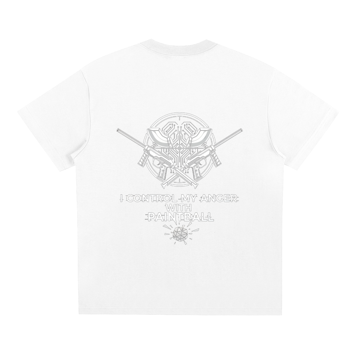 "I control my anger with paintball" Sorona Quick-Dry Cooling T-Shirt