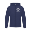 "I control my anger with paintball" Soft Hooded Sports Jacket
