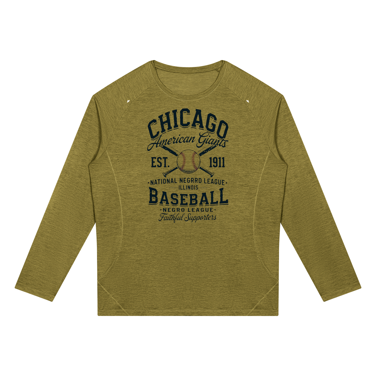 "Chicago Giants Baseball" Men’s Paneled Performance T-Shirt