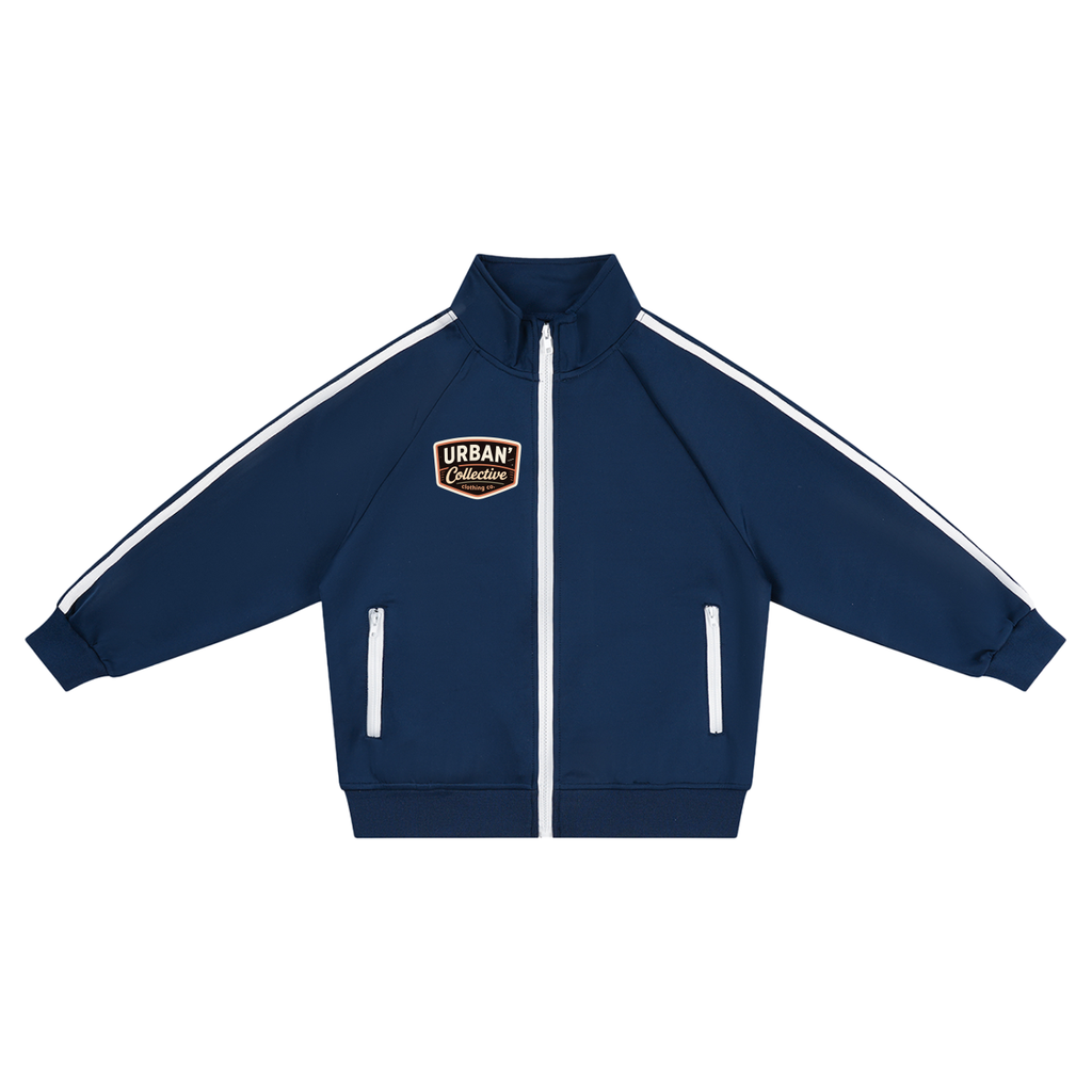 "Urban Collective" Kids’ Contrast Tape Coach Jacket
