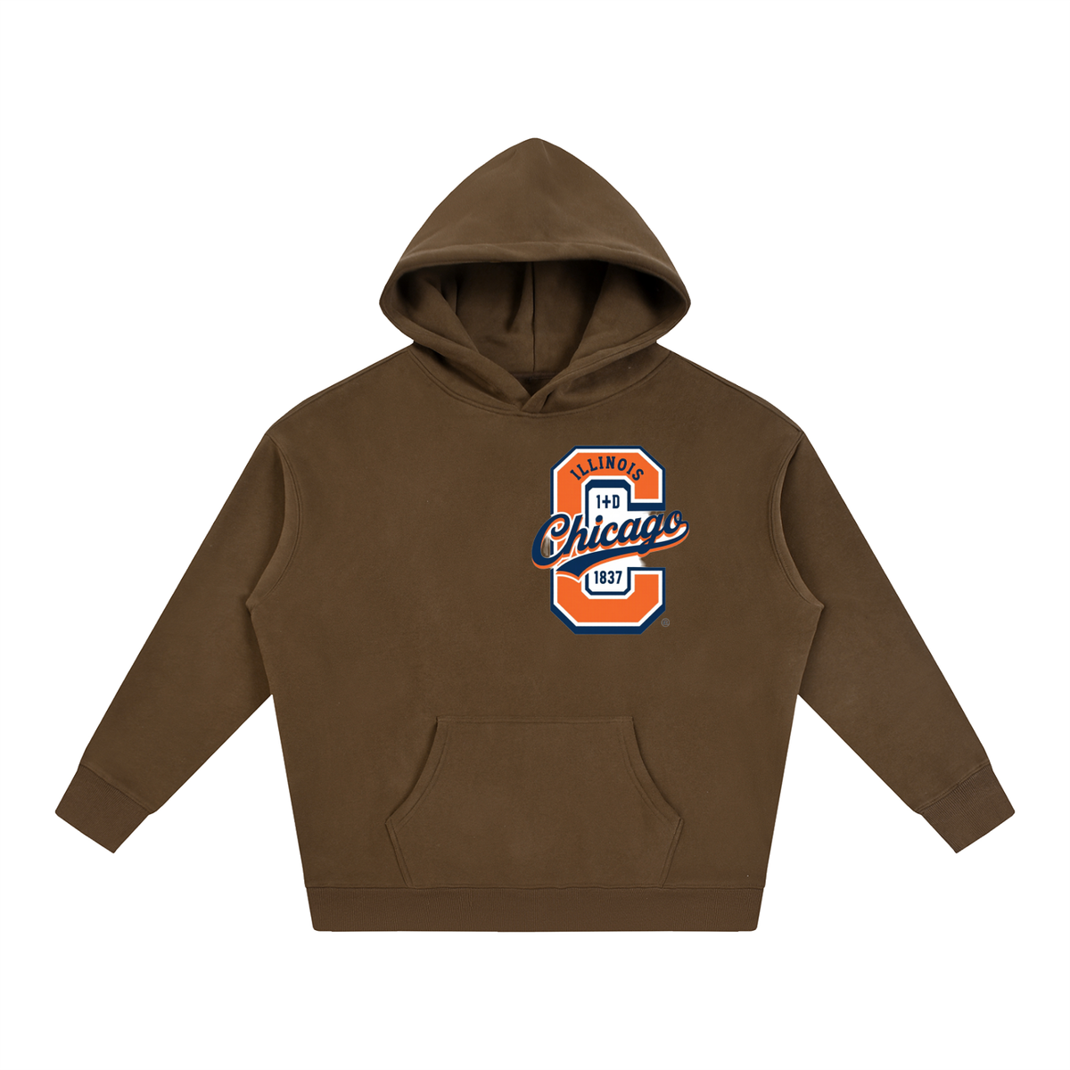 "Chicago" Oversize Fleeced Hoodie