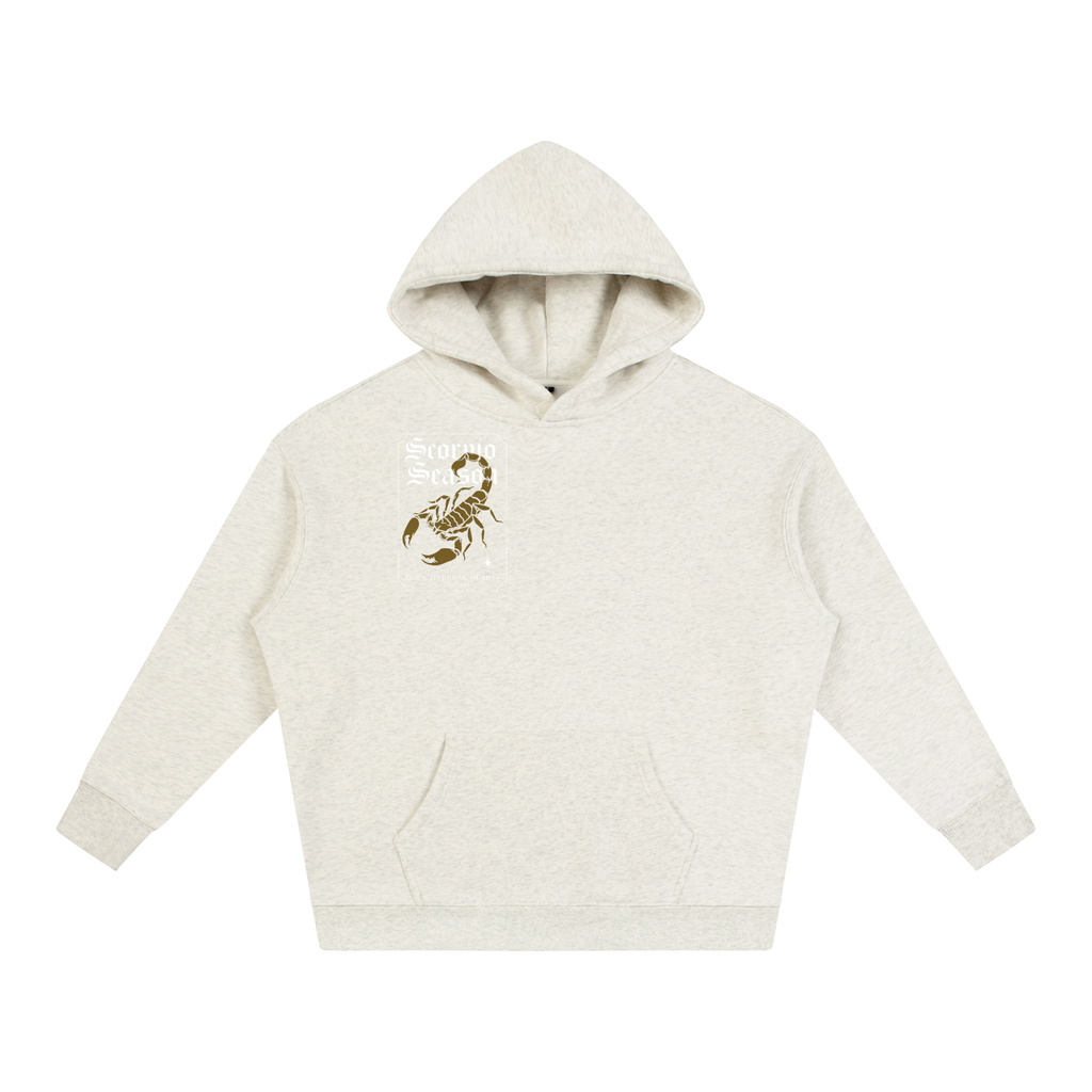"Scorpio season" Oversize Fleeced Hoodie