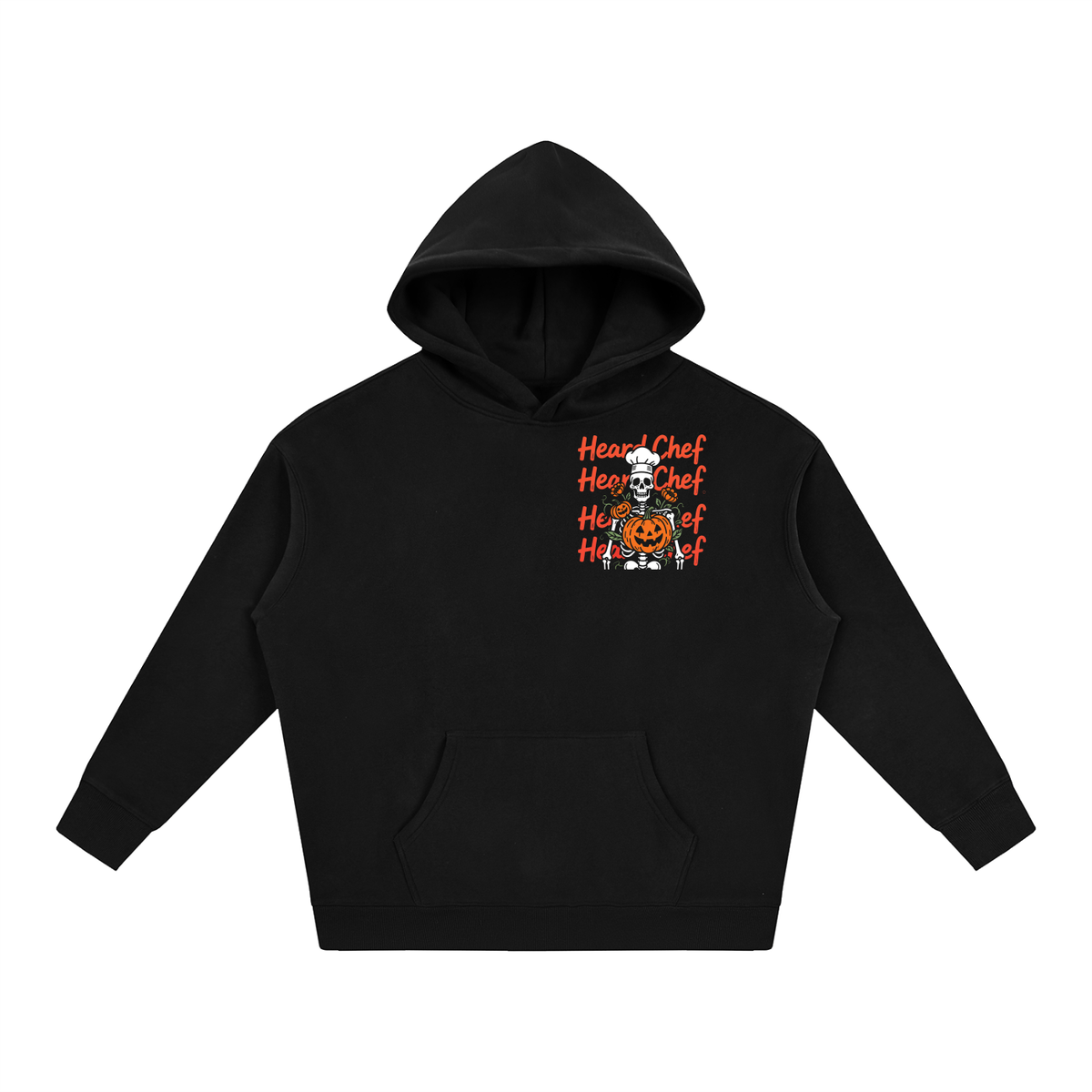 "Halloween Chef" Oversize Fleeced Hoodie
