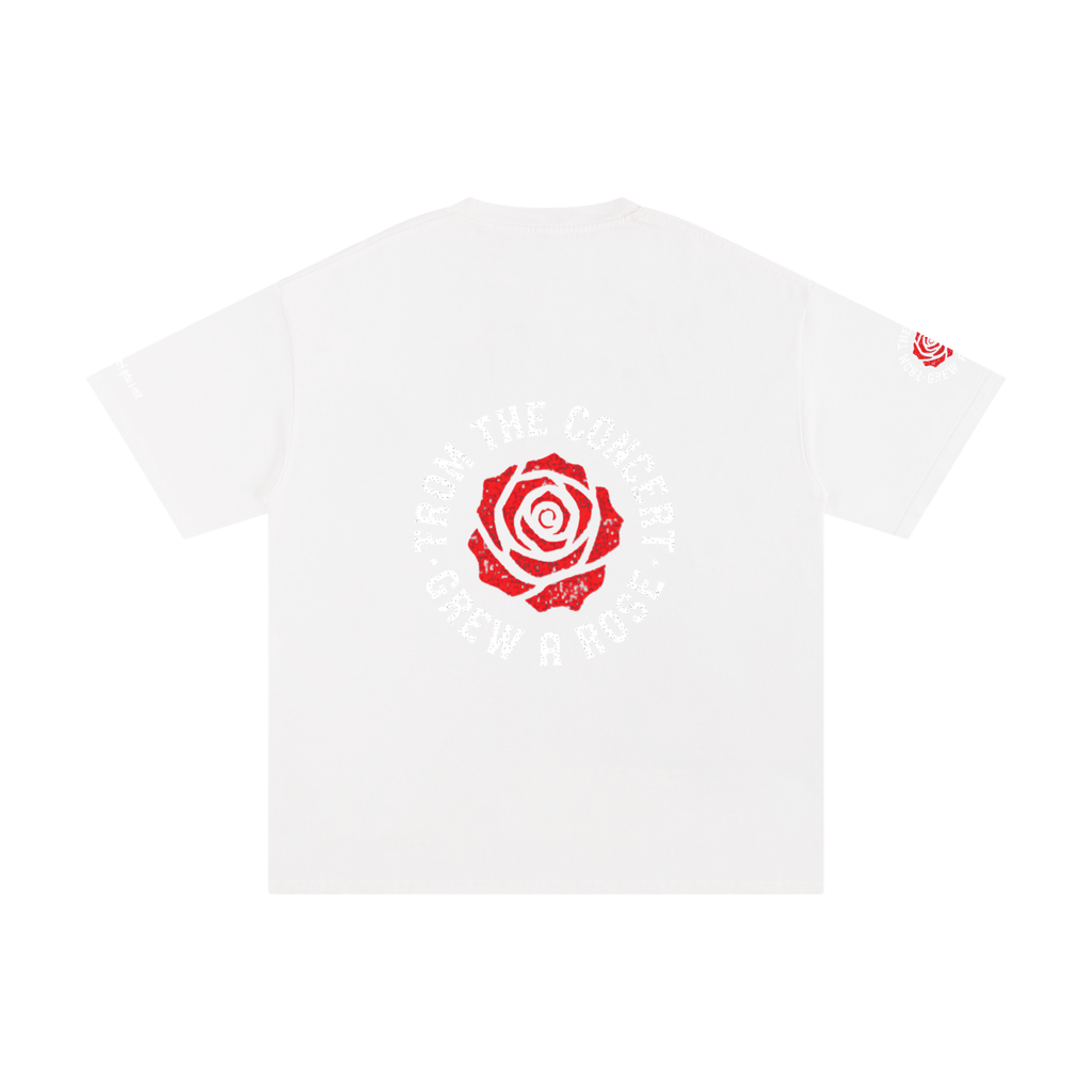 "the Rose that Grew " Unisex Pure Cotton T-Shirt