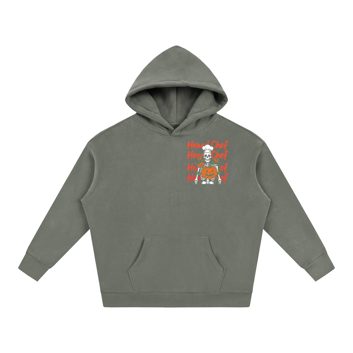"Halloween Chef" Oversize Fleeced Hoodie