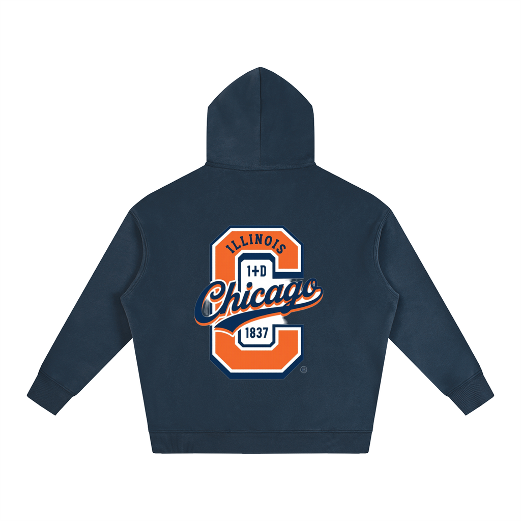 "Chicago" Oversize Fleeced Hoodie