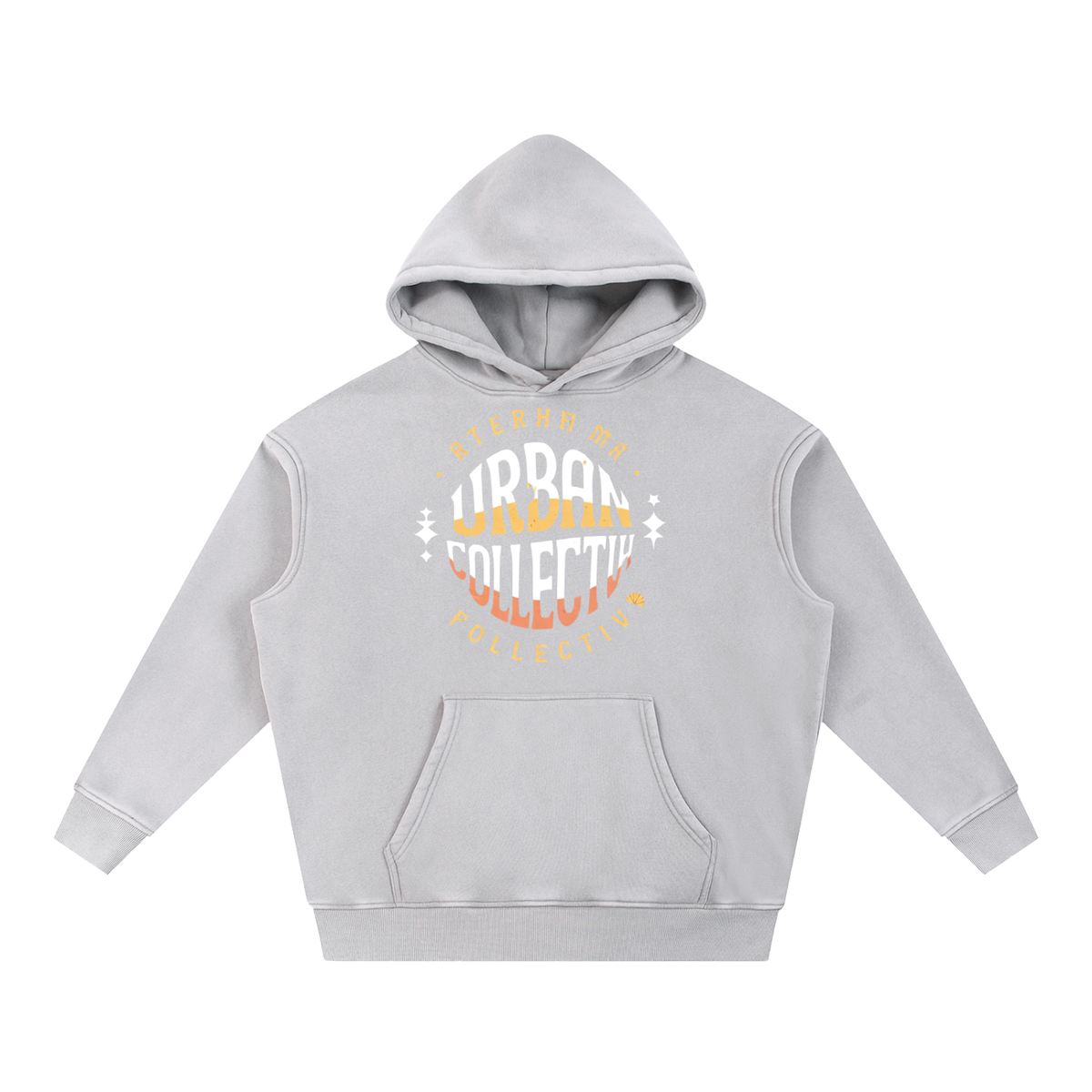 "Urban Collevtive" Snow Wash Fleece Oversize Hoodie