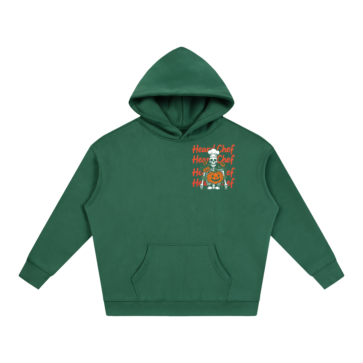 "Halloween Chef" Oversize Fleeced Hoodie
