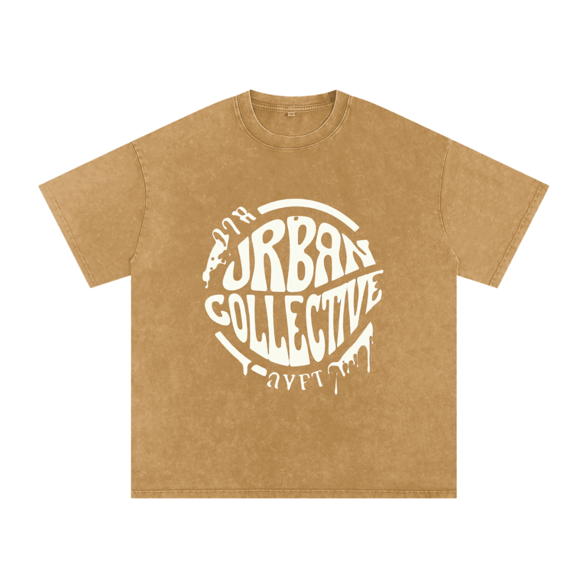 "Urban Collective" Snow Washed Oversized Cotton T-Shirt