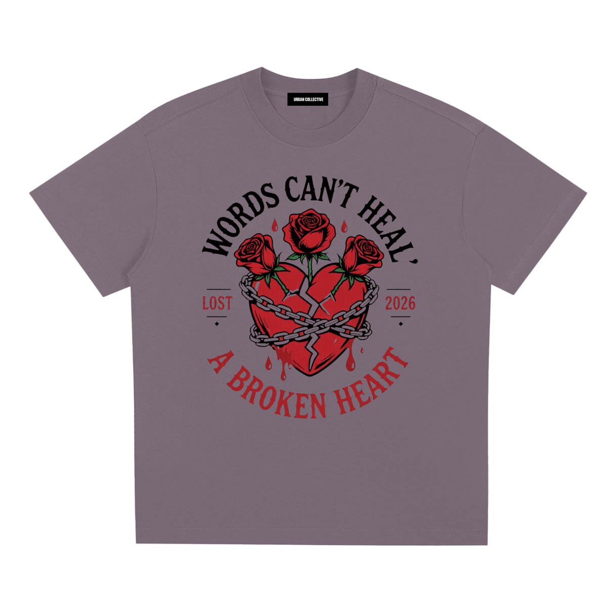 "Broken Hearted" Sorona Quick-Dry Cooling T-Shirt