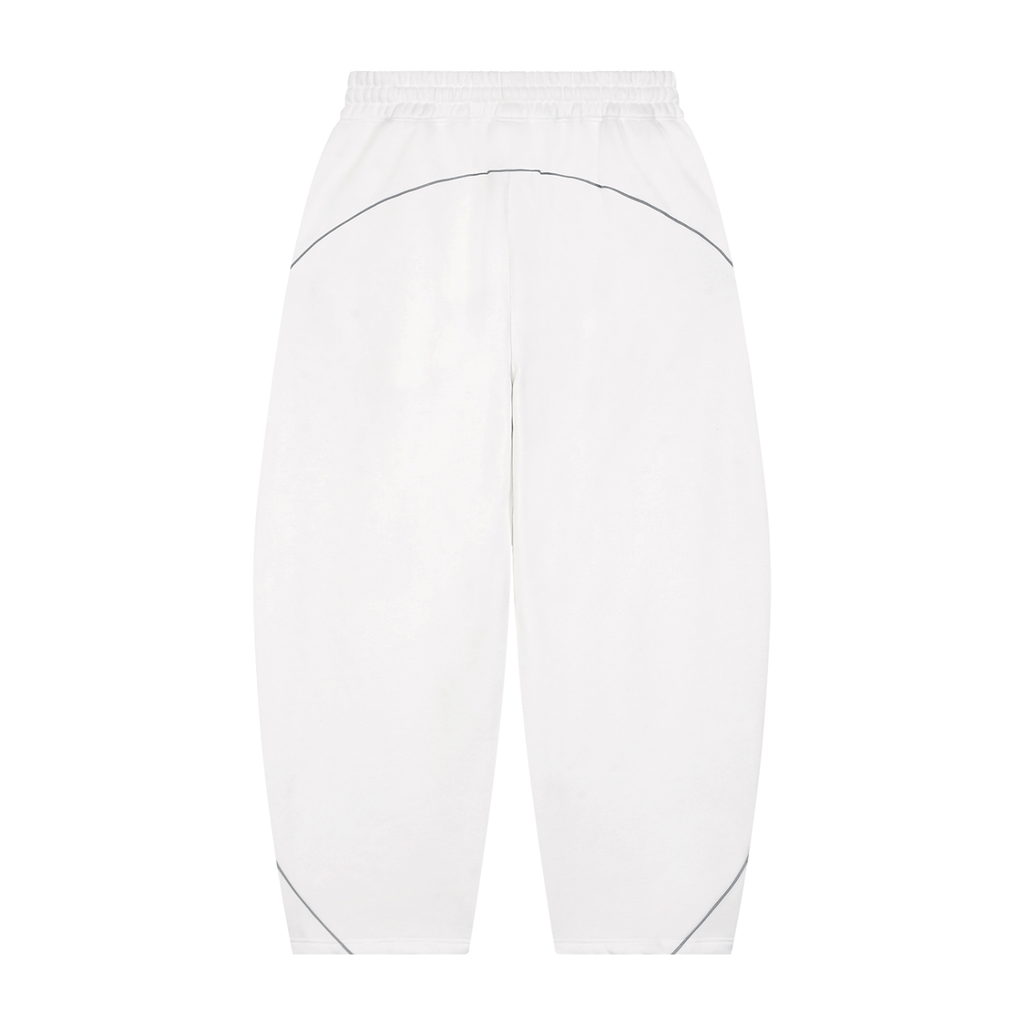 "250yrs of Service" Unisex Piping Fleece Barrel Leg Sweatpants