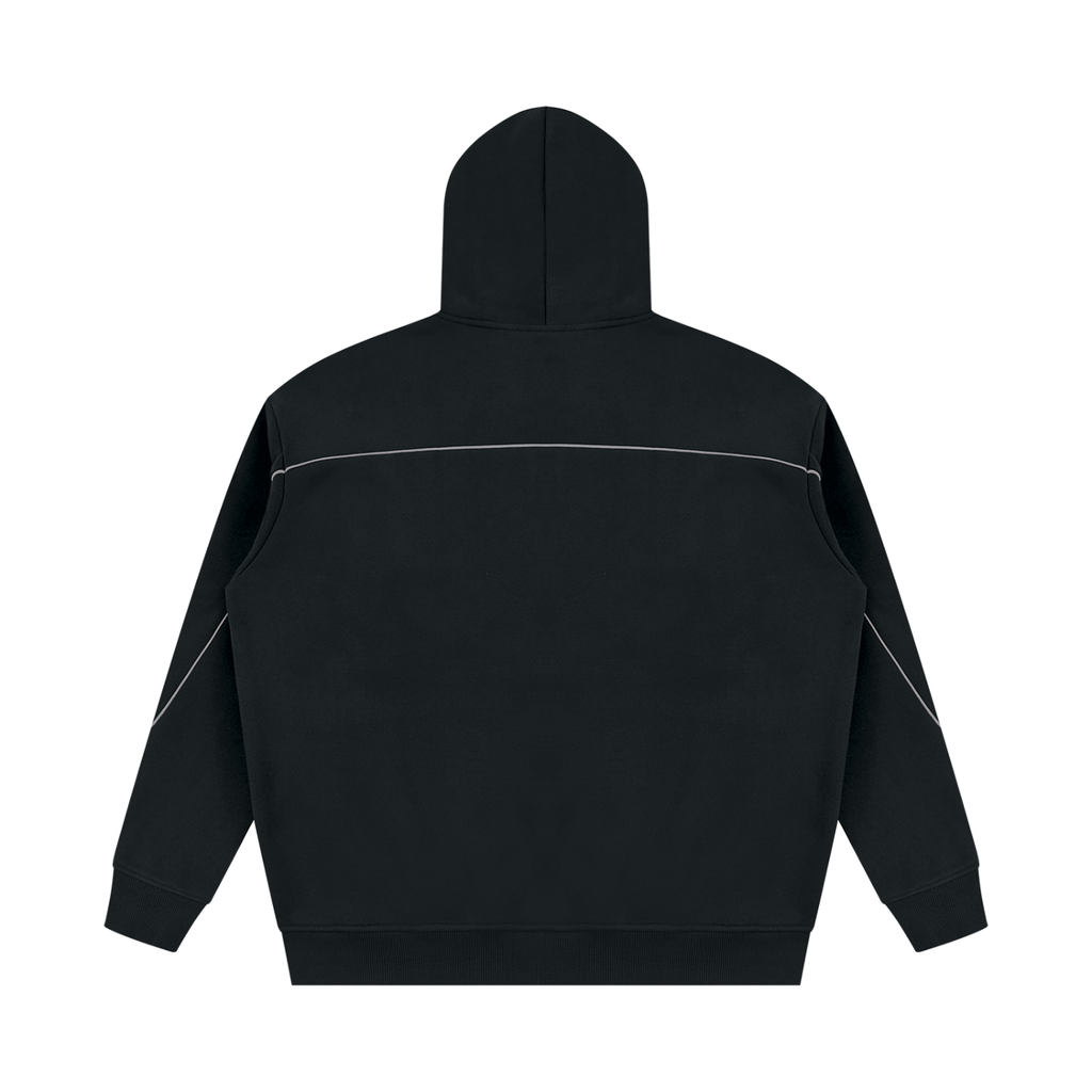 "250yrs of Service" Unisex Oversized Piping Fleece Hoodie