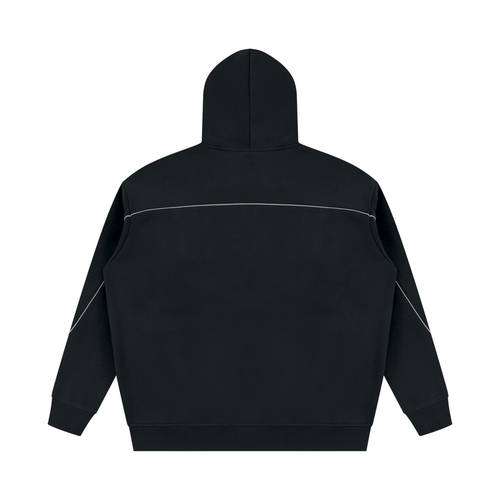 "250yrs of Service" Unisex Oversized Piping Fleece Hoodie