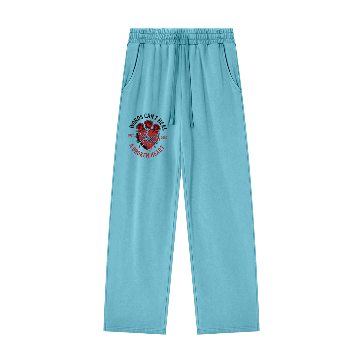 'Broken Hearted" Unisex Heavyweight Vintage Wash Sweatpants
