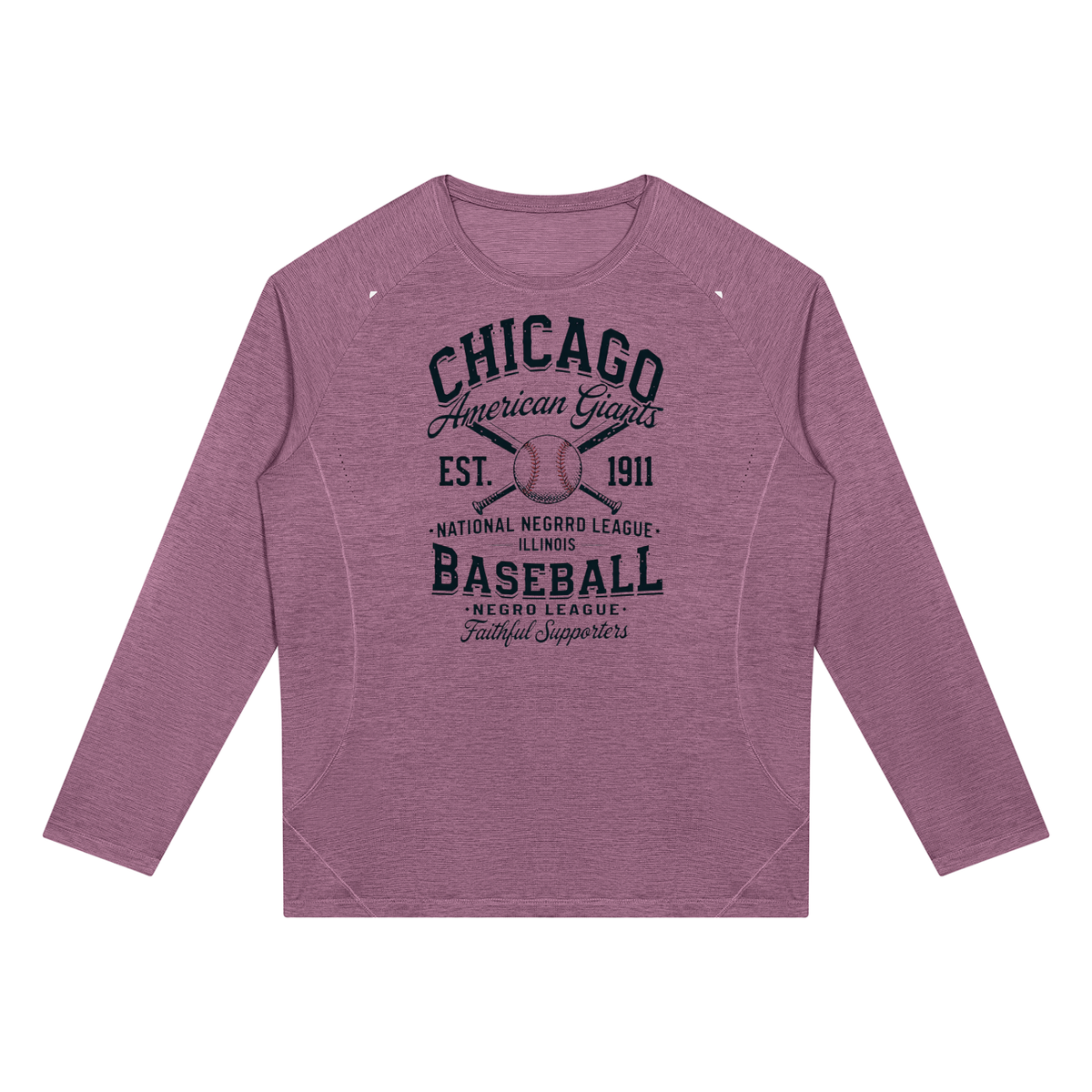 "Chicago Giants Baseball" Men’s Paneled Performance T-Shirt