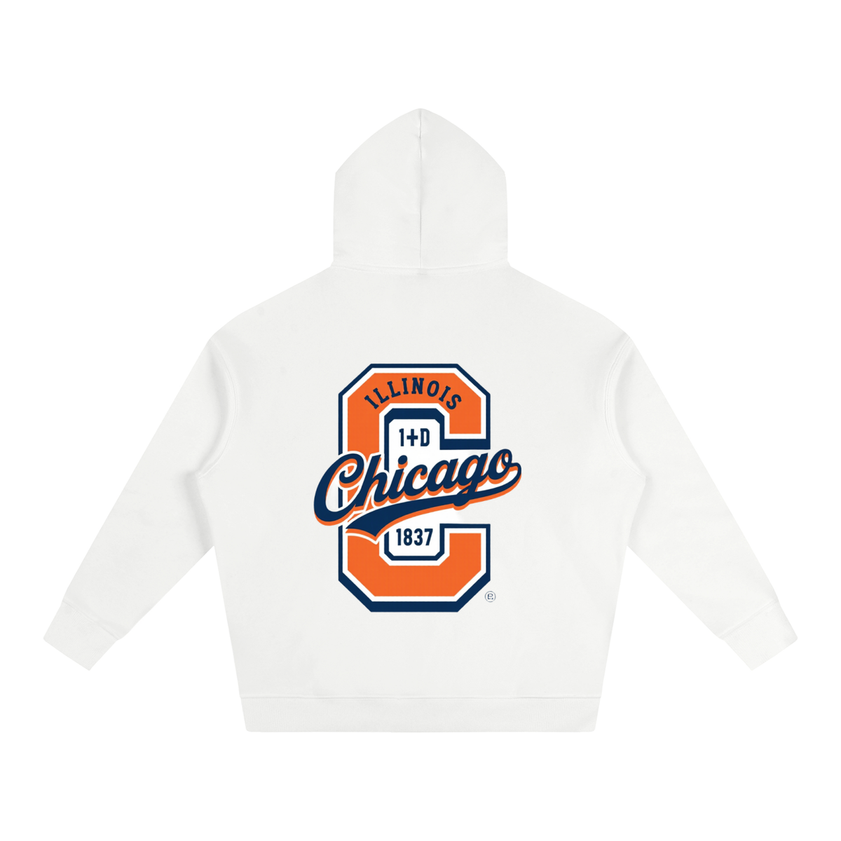 "Chicago" Oversize Fleeced Hoodie