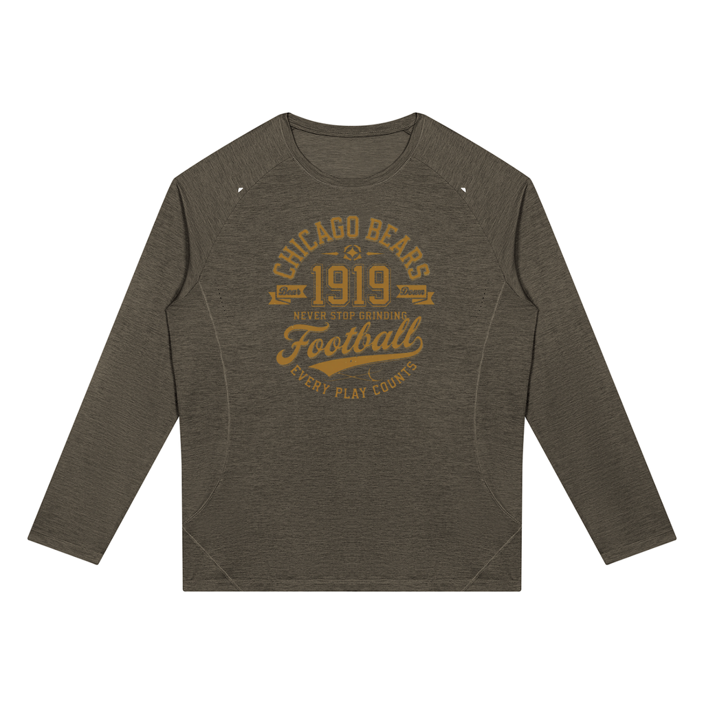 "Chicago Bears Football" Men’s Paneled Performance T-Shirt