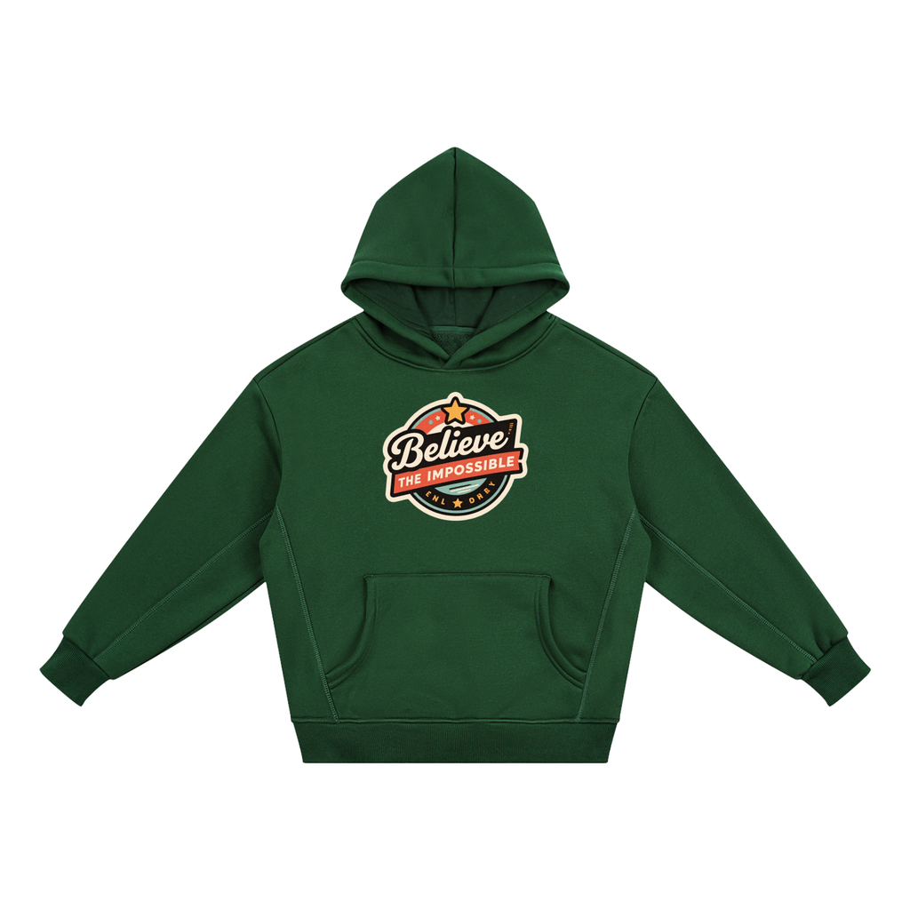 "Believe the impossible" Essential Kids' Fleece Hoodie