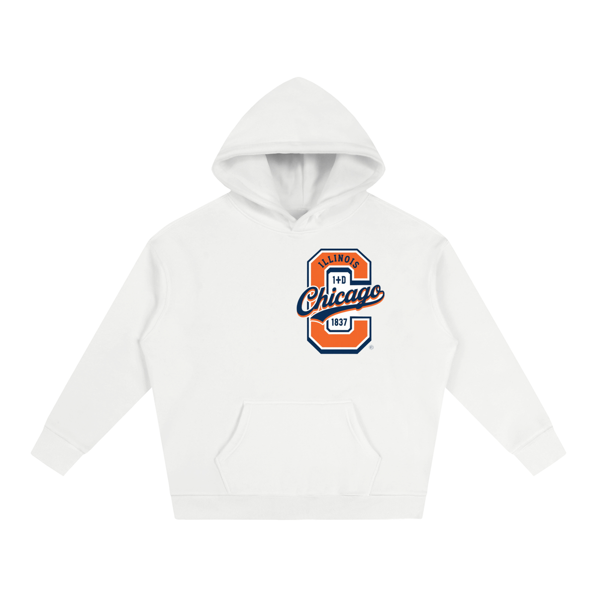"Chicago" Oversize Fleeced Hoodie