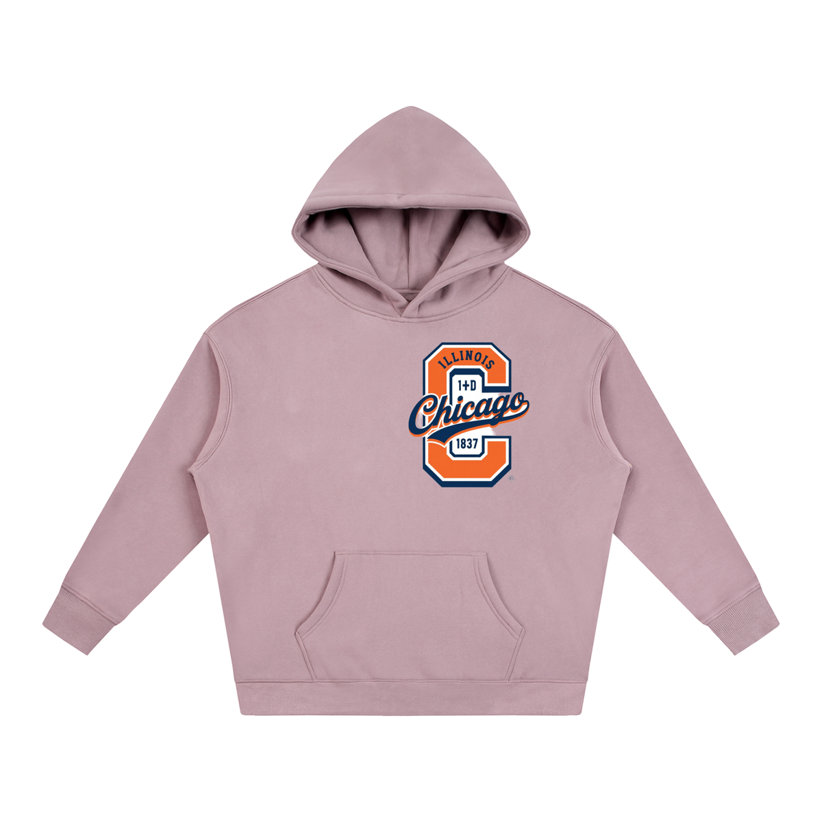 "Chicago" Oversize Fleeced Hoodie