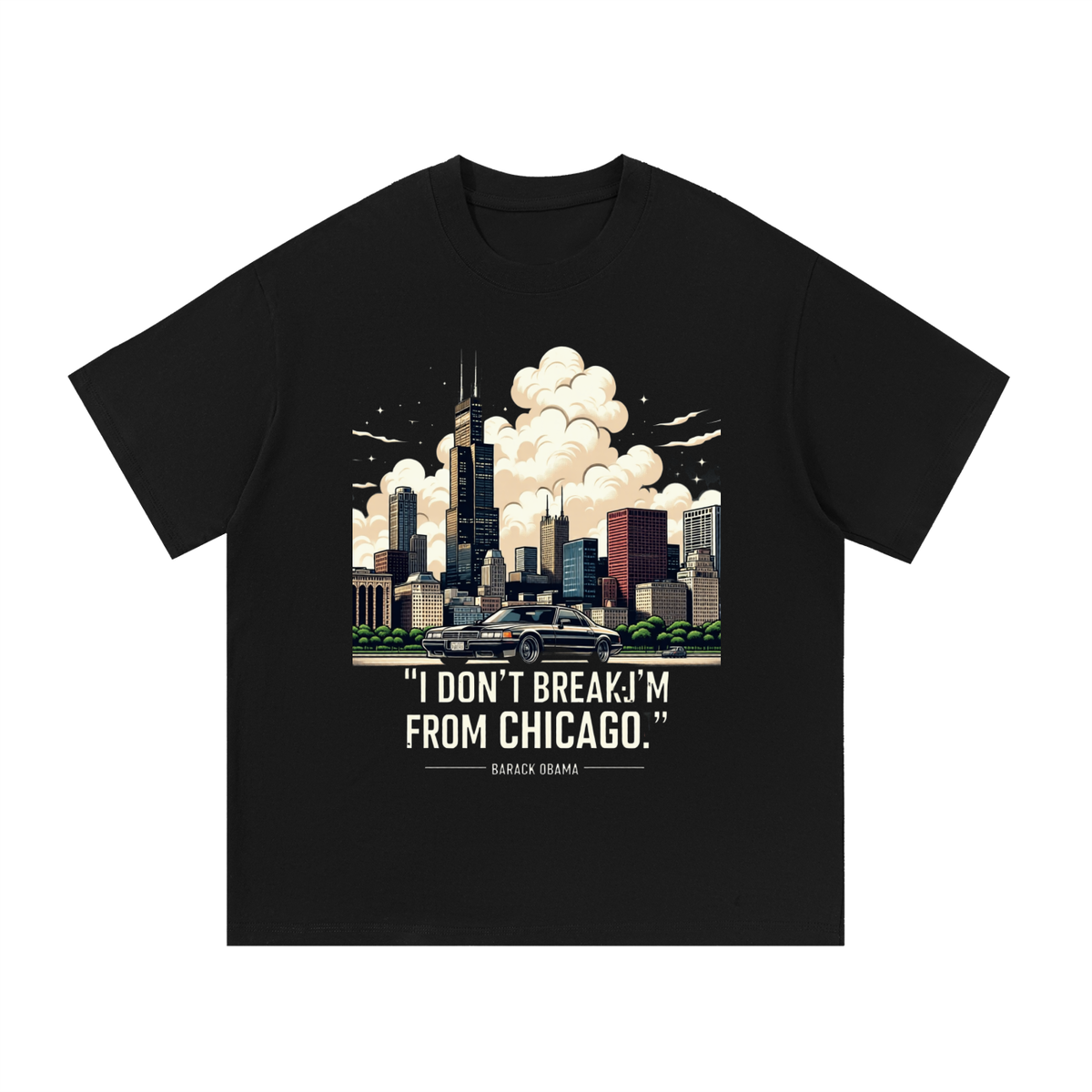 "Obama Quote" Essential Cotton T-Shirt