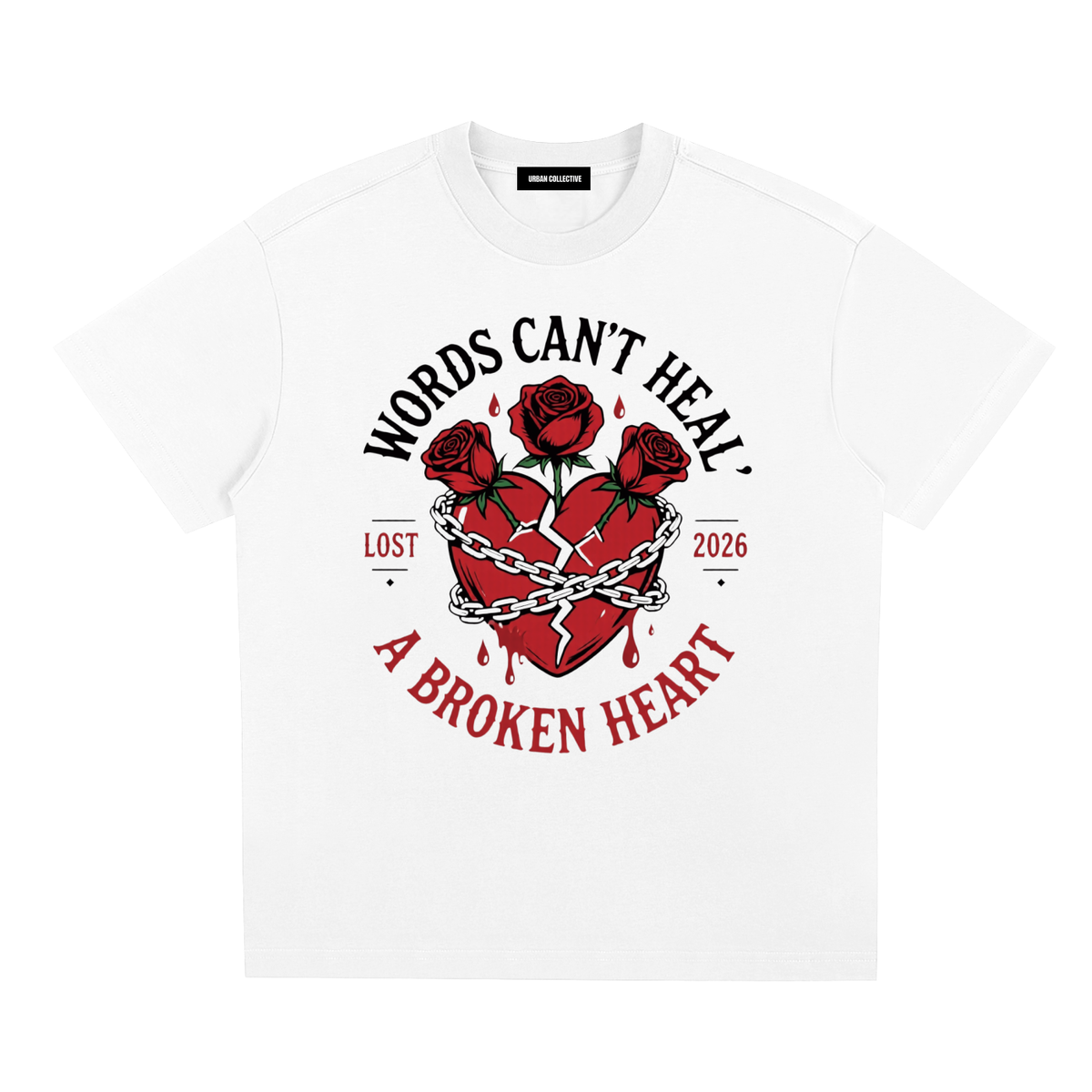"Broken Hearted" Sorona Quick-Dry Cooling T-Shirt