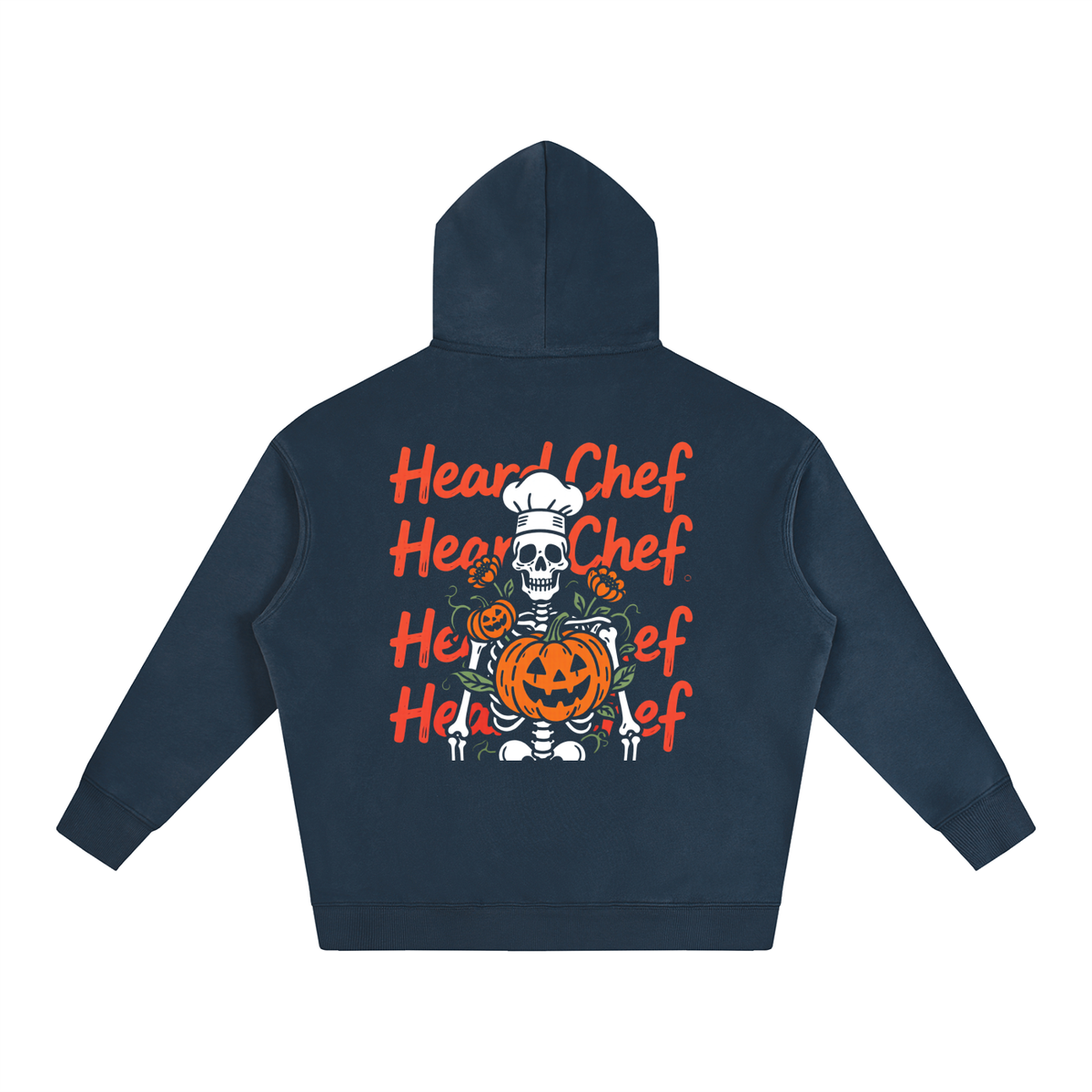 "Holloween Chef " Oversize Fleeced Hoodie