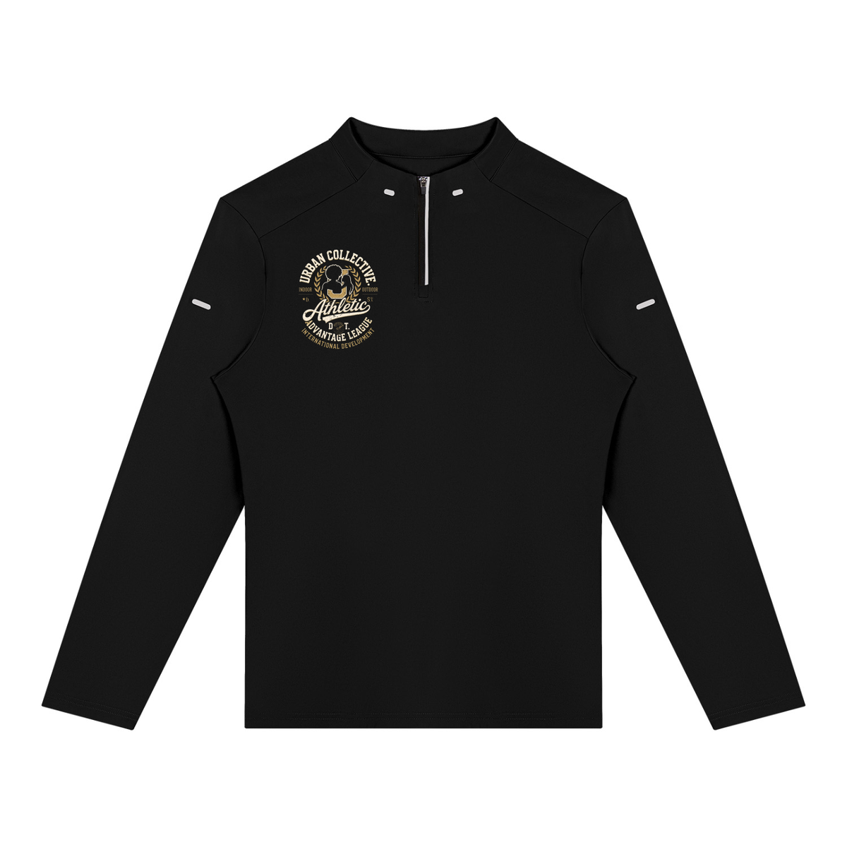 "Urban Collective Athletics" Men's Quarter-Zip Training T-Shirt