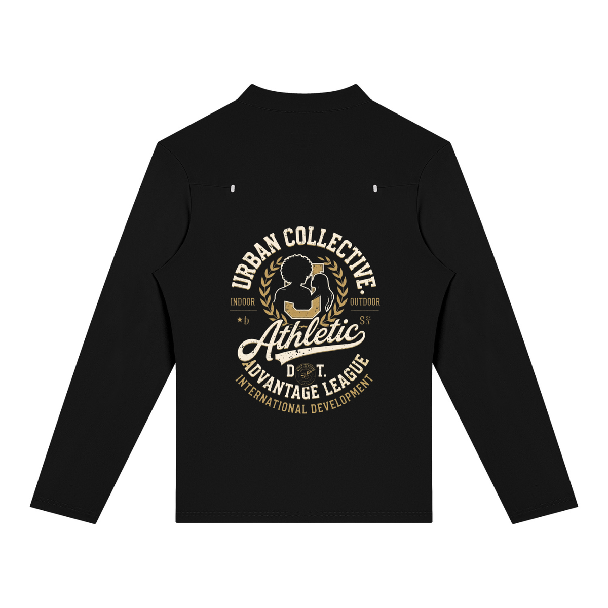 "Urban Collective Athletics" Men's Quarter-Zip Training T-Shirt