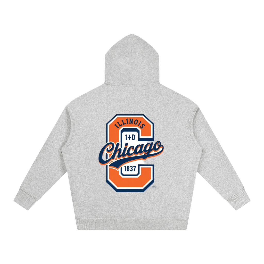"Chicago" Oversize Fleeced Hoodie