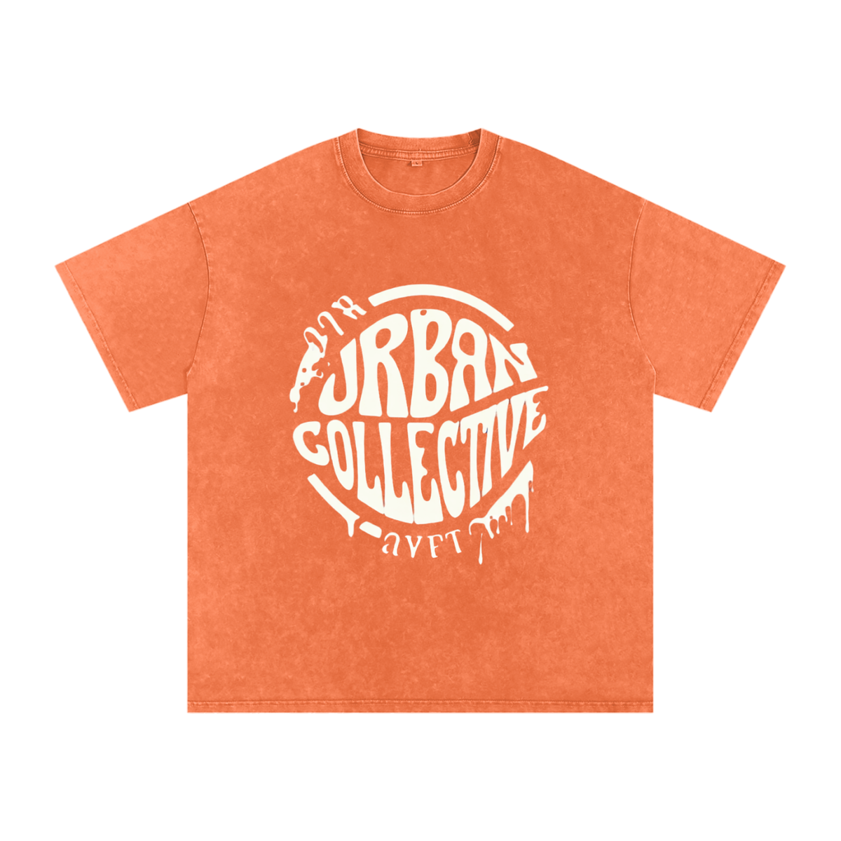 "Urban Collective" Snow Washed Oversized Cotton T-Shirt