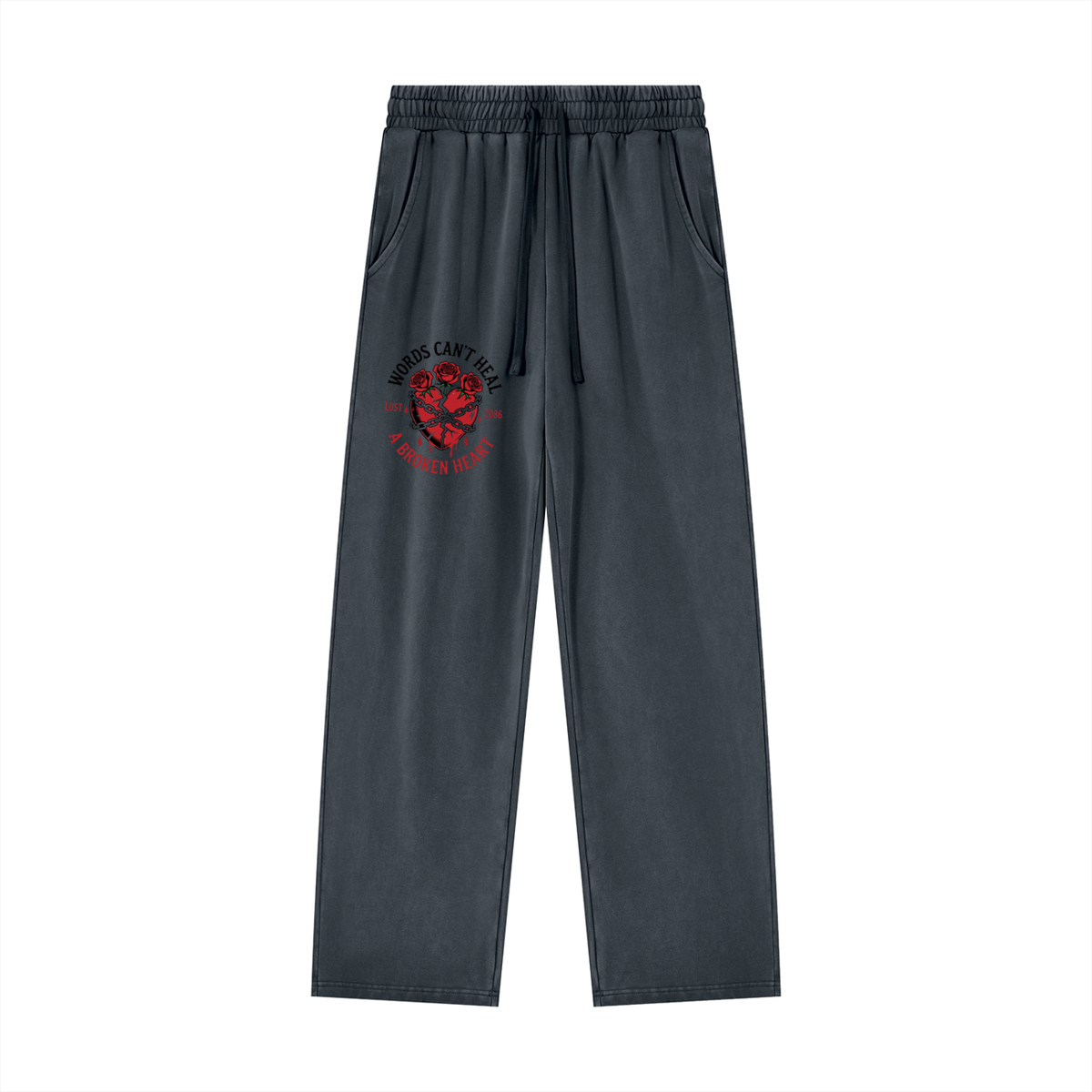 'Broken Hearted" Unisex Heavyweight Vintage Wash Sweatpants