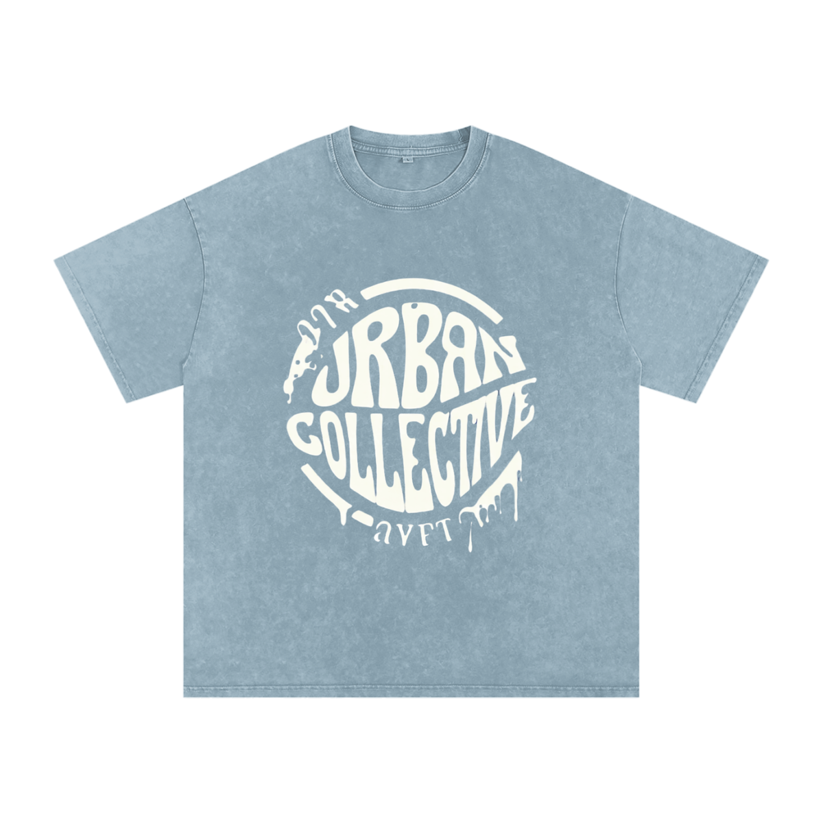 "Urban Collective" Snow Washed Oversized Cotton T-Shirt