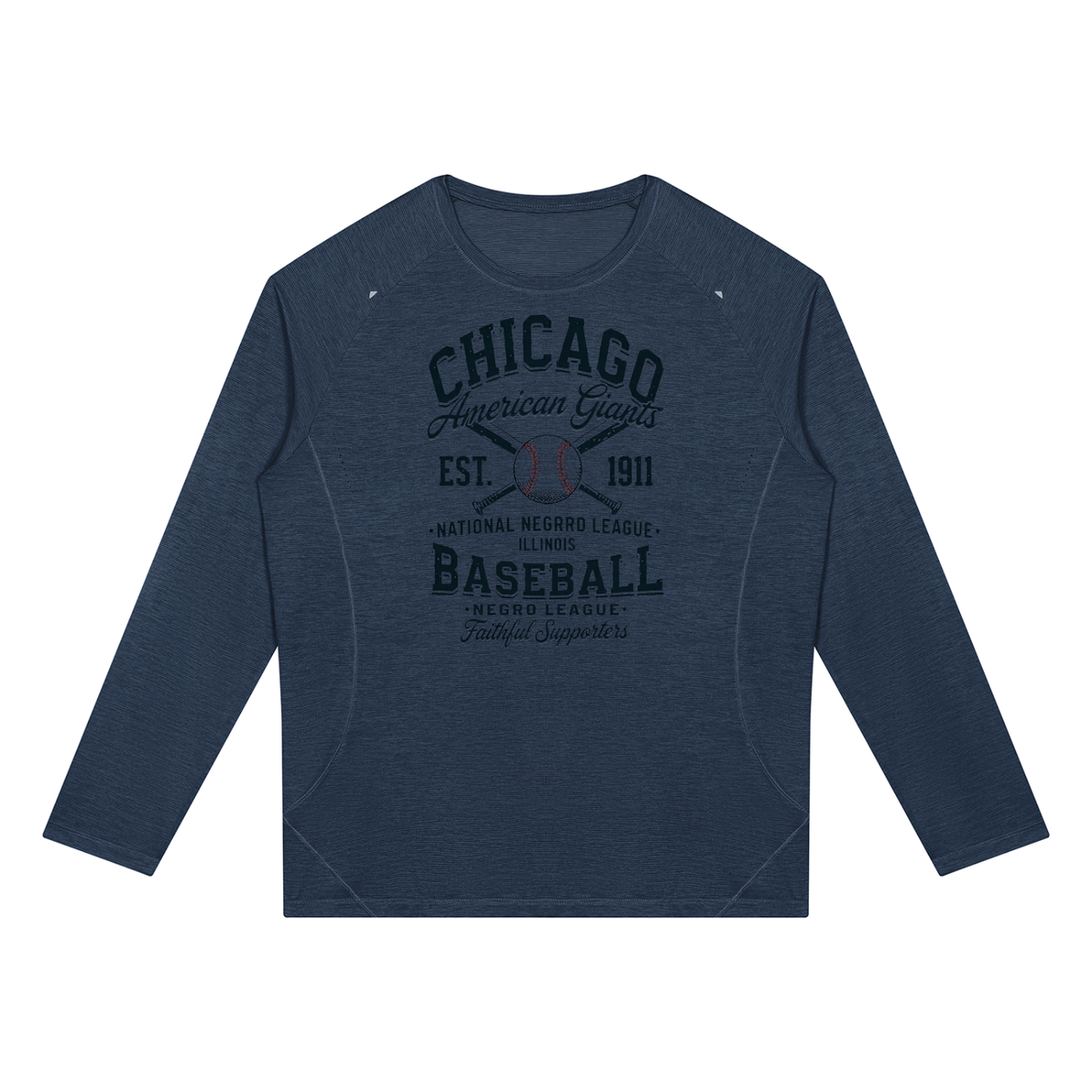 "Chicago Giants Baseball" Men’s Paneled Performance T-Shirt
