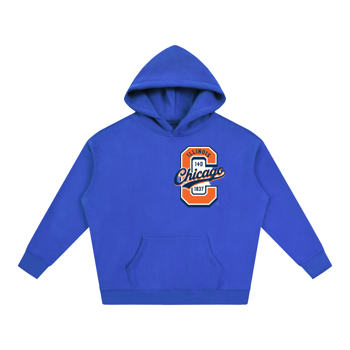 "Chicago" Oversize Fleeced Hoodie
