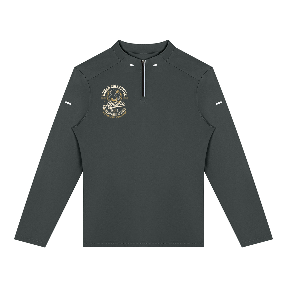 "Urban Collective Athletics" Men's Quarter-Zip Training T-Shirt