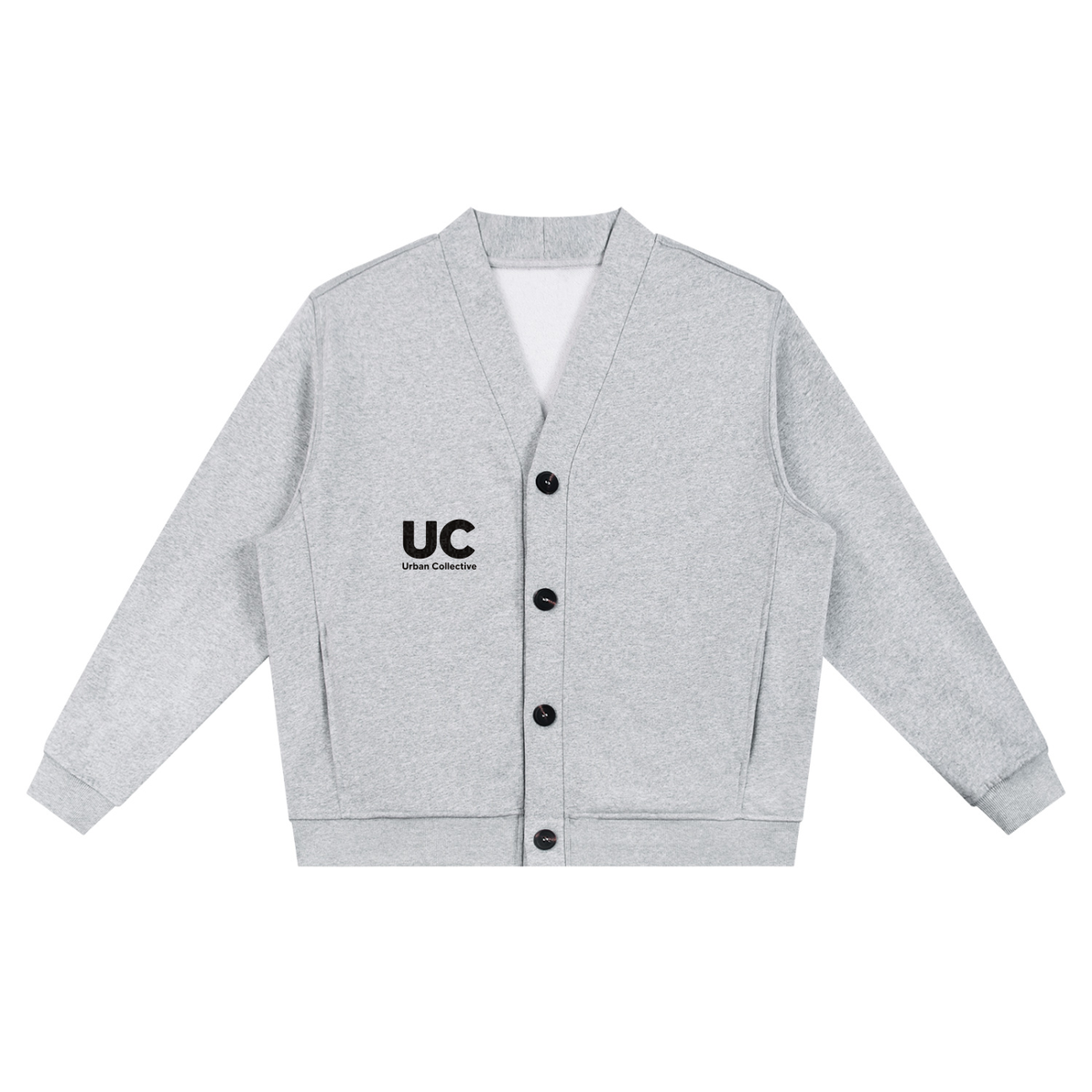 "Urban Collective Clothing co." Essential Heavyweight Sweat Cardigan