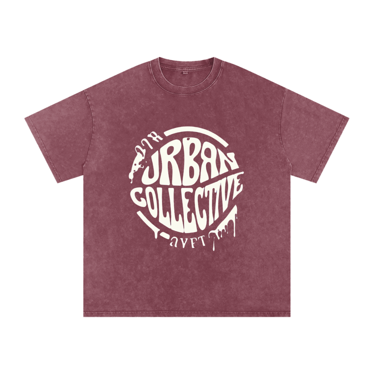 "Urban Collective" Snow Washed Oversized Cotton T-Shirt