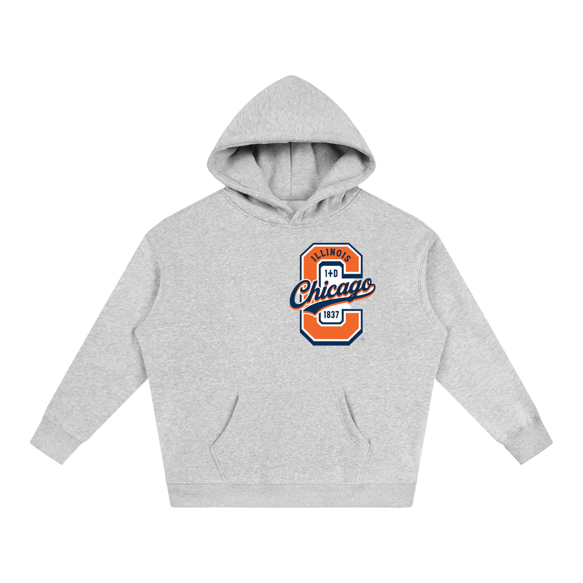 "Chicago" Oversize Fleeced Hoodie