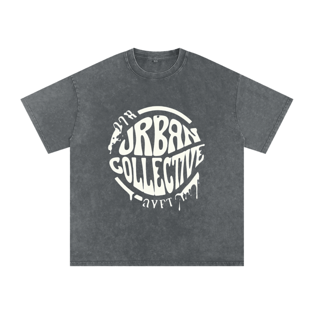 "Urban Collective" Snow Washed Oversized Cotton T-Shirt