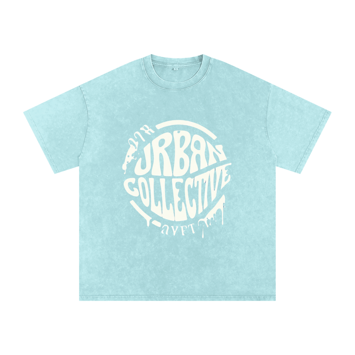 "Urban Collective" Snow Washed Oversized Cotton T-Shirt