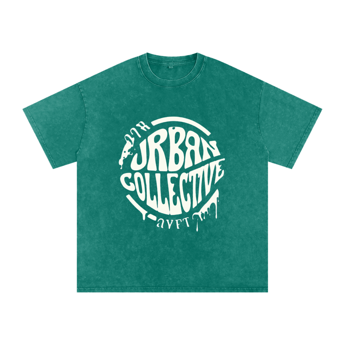 "Urban Collective" Snow Washed Oversized Cotton T-Shirt