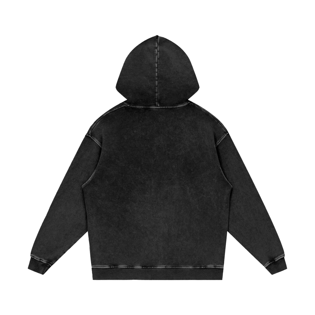 "Urban collective" Snow Washed Loose Cotton Hoodie