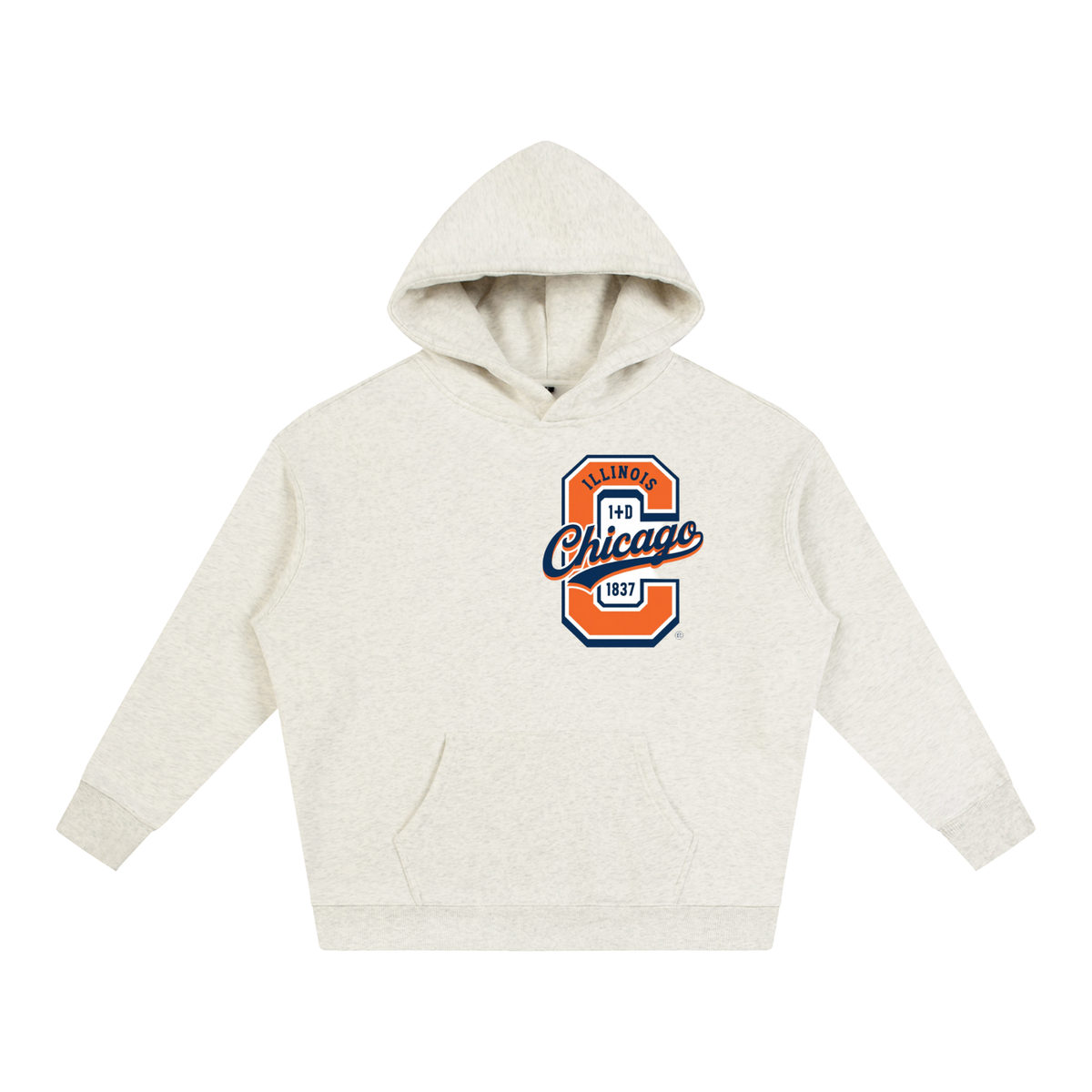 "Chicago" Oversize Fleeced Hoodie