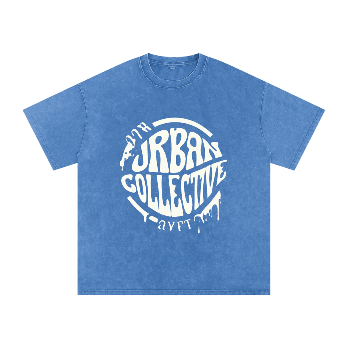 "Urban Collective" Snow Washed Oversized Cotton T-Shirt