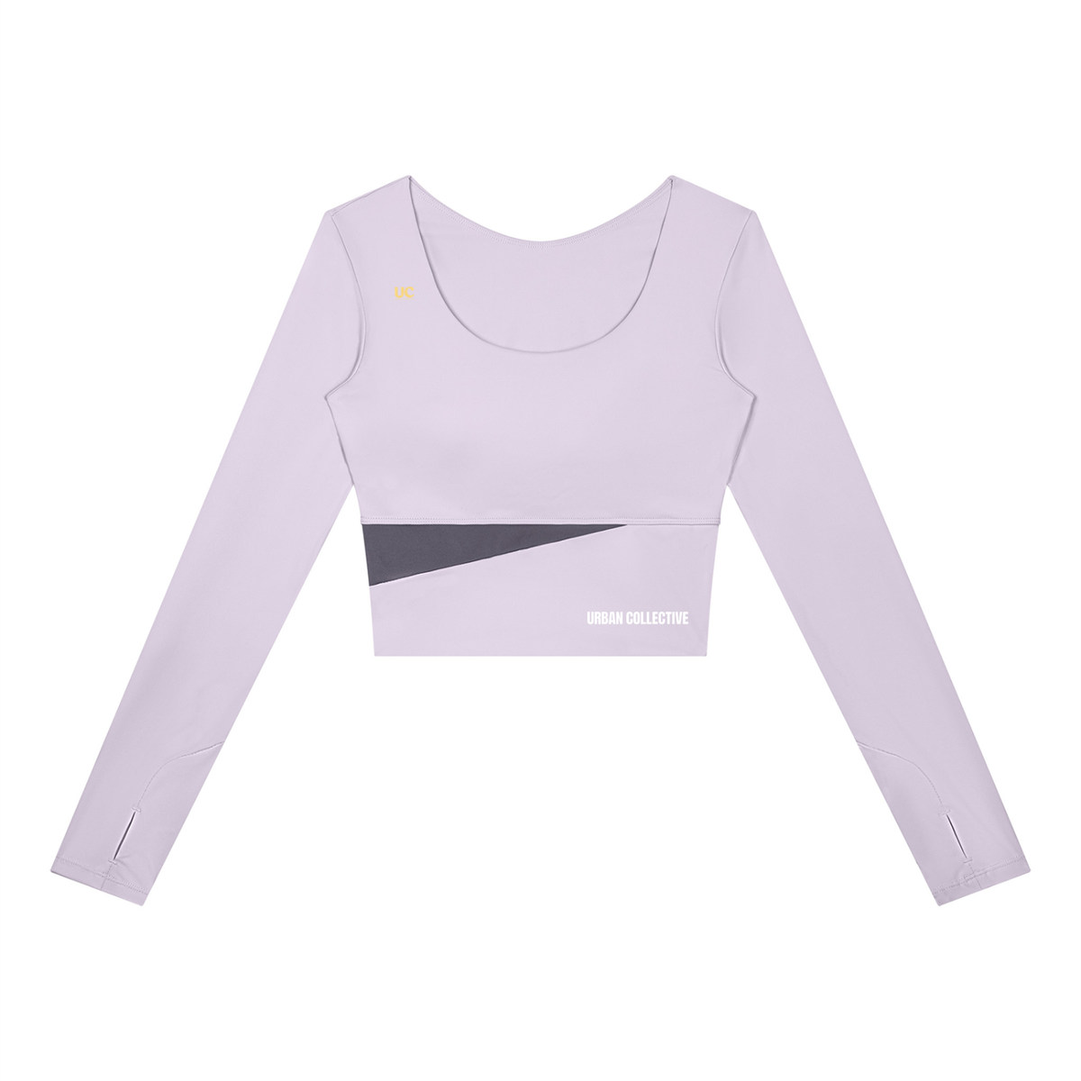 "Urban Culture Athletics" Women's Panelled Long Sleeve Yoga T-Shirt
