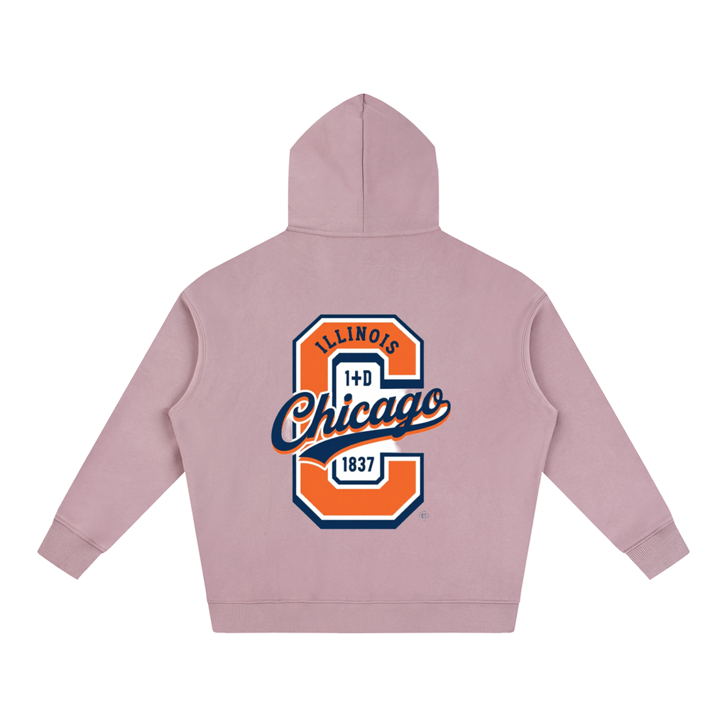 "Chicago" Oversize Fleeced Hoodie