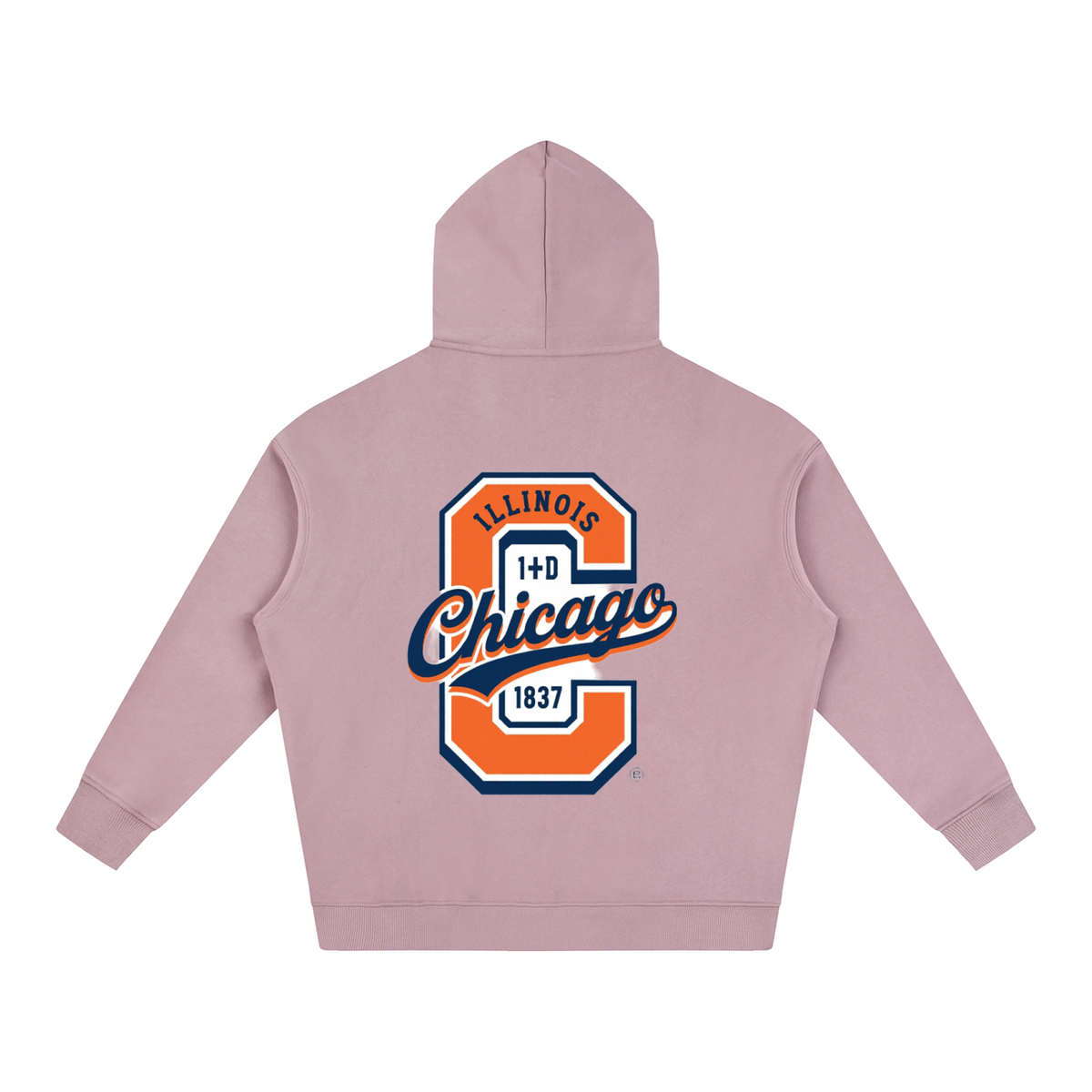 "Chicago" Oversize Fleeced Hoodie