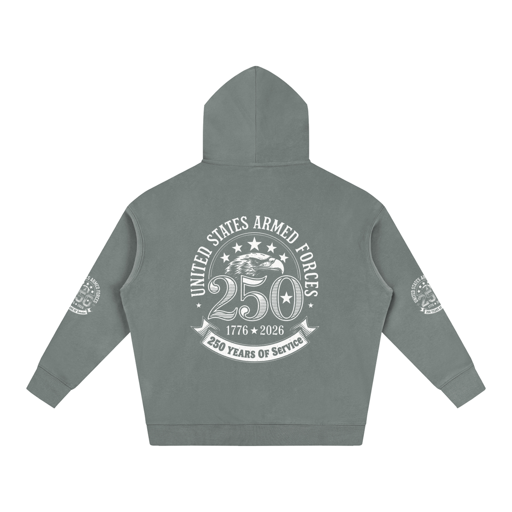 "American Survivors" Oversize Fleeced Hoodie