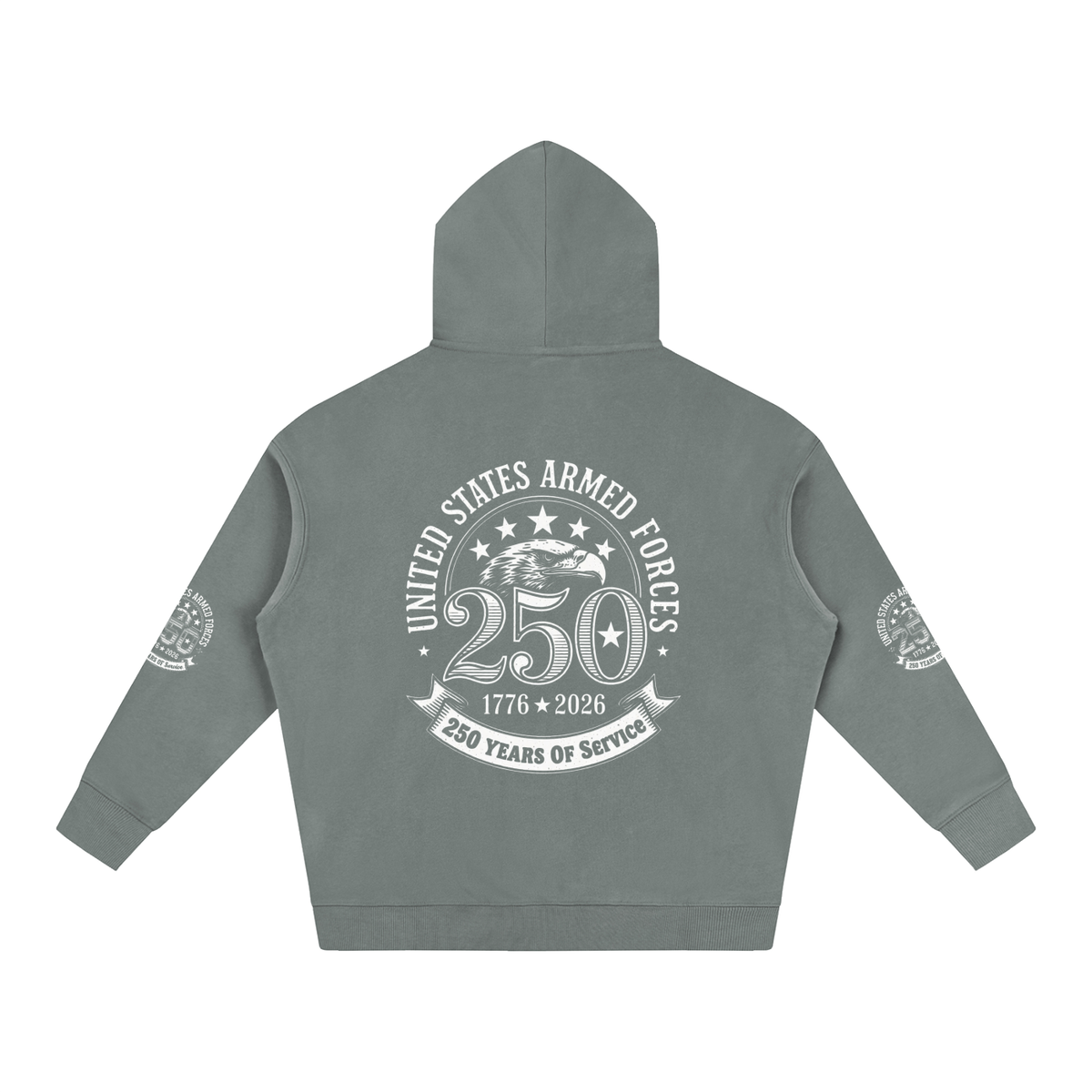 "American Survivors" Oversize Fleeced Hoodie